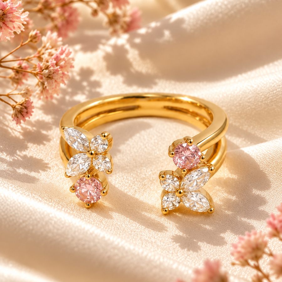 Anillo Flores de Luz