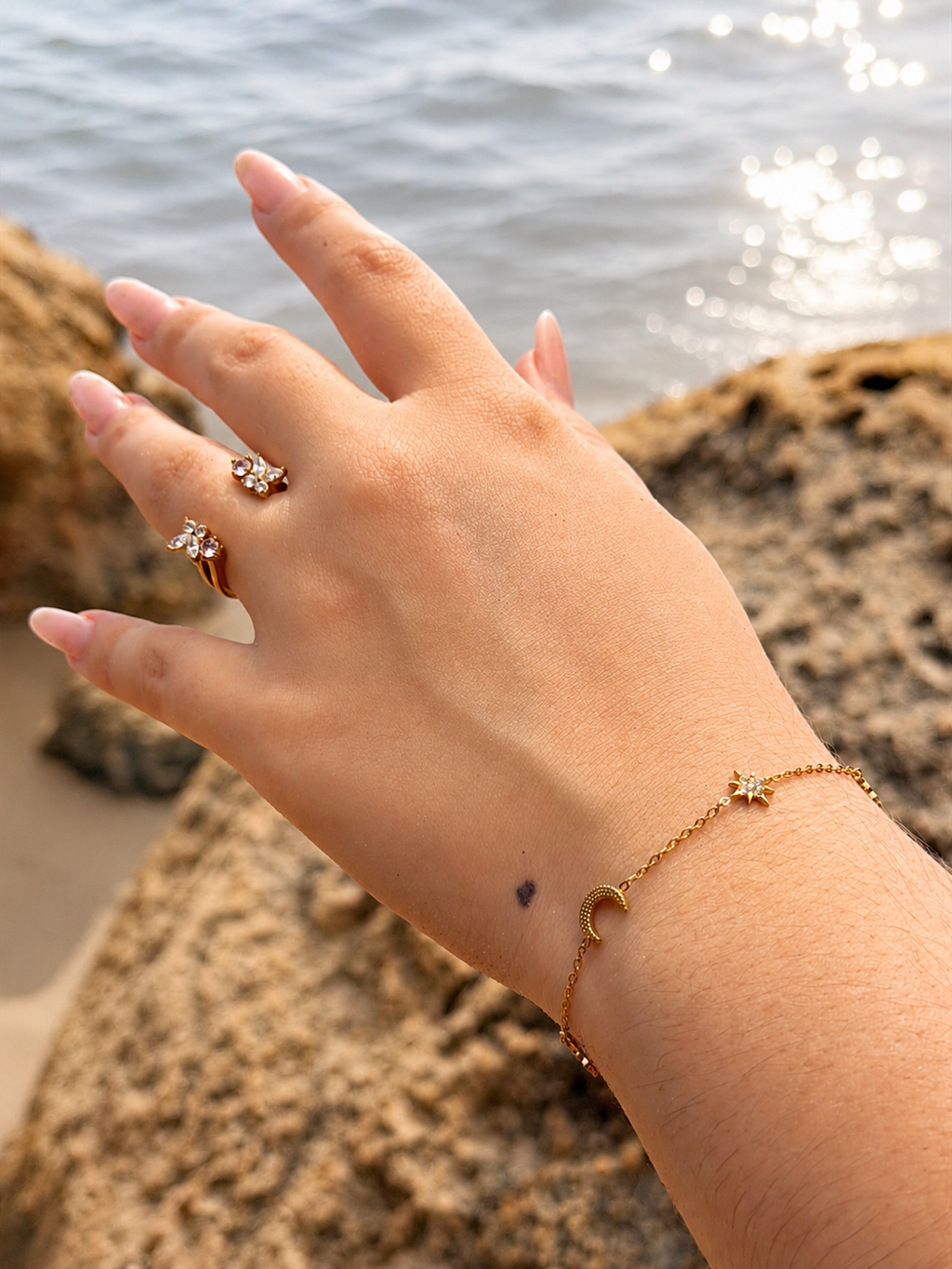 Anillo Flores de Luz