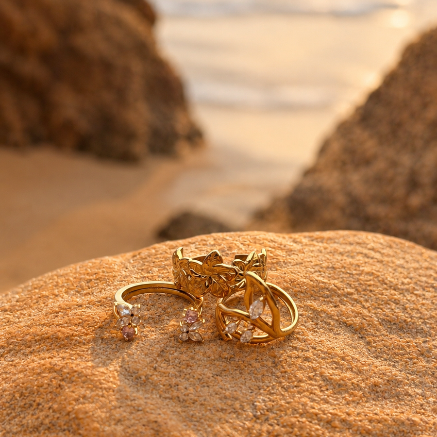 Anillo Flores de Luz